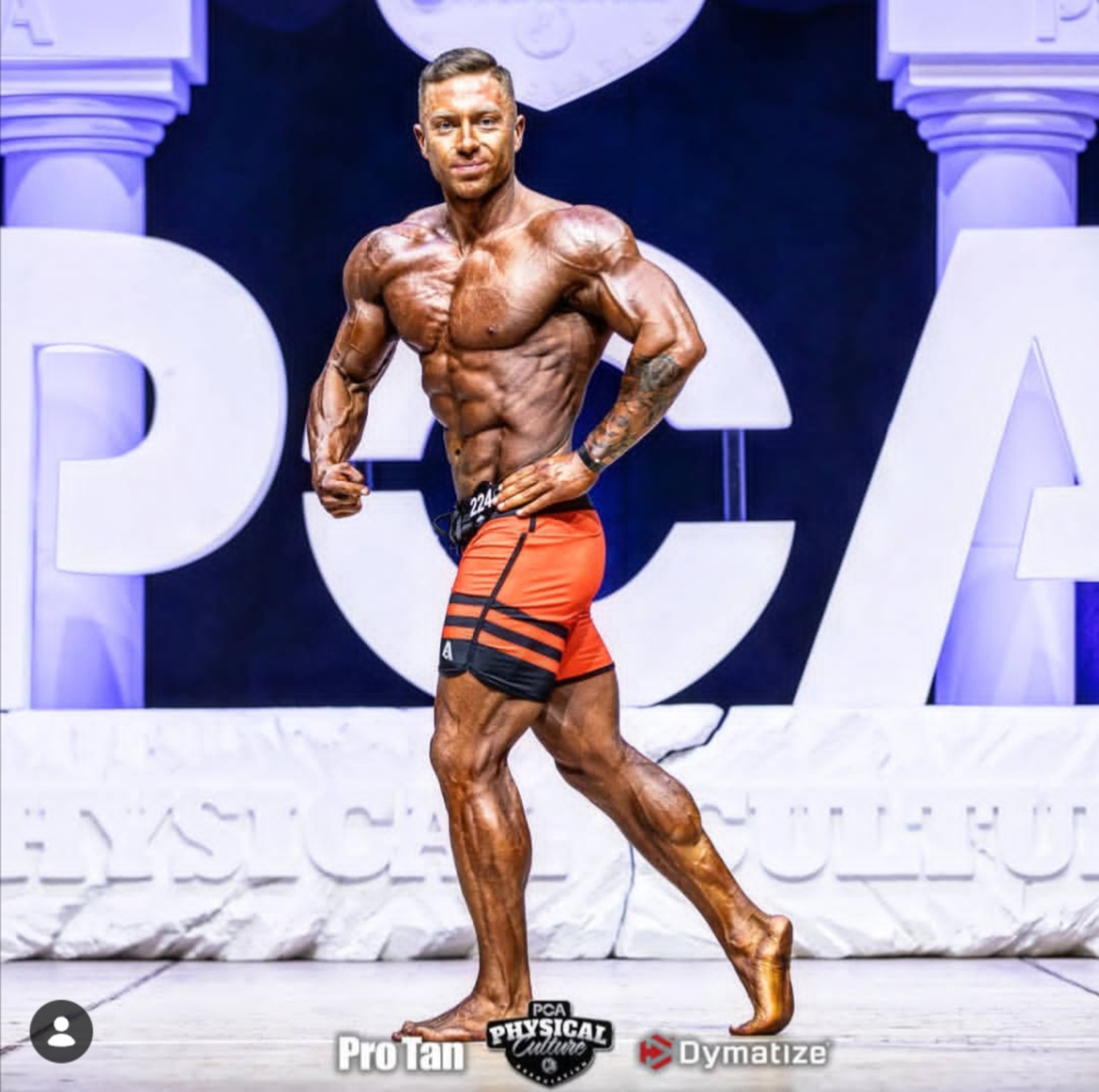 Ant Shepherd competing at the 2021 PCA British Finals