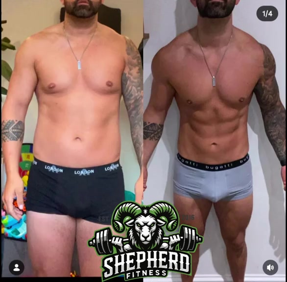 ShepherdFitness client transformation: Sustained fat loss